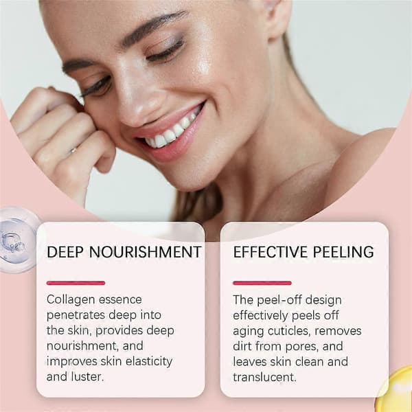 1-3 stk. Kollagen Nattmaske - Elastisitet & Hydrering, Naturlige Ingredienser 3pcs