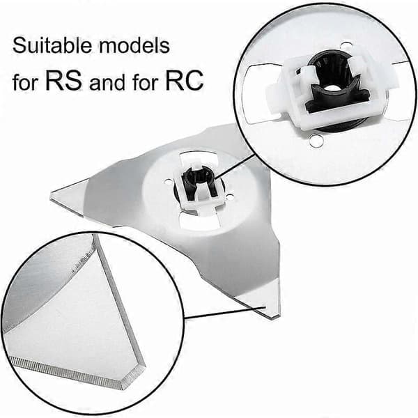 Udskiftningsblade til Robomow RS RC Premium robotplæneklipperblade - Udskiftningsblade til robotplæneklipper med forbedret design 1 stk