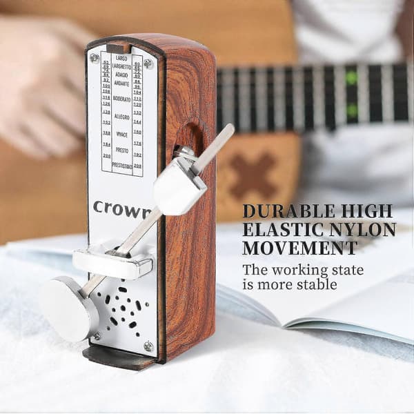 Portabel Mini Mekanisk Metronom Universal Metronom För Piano Gitarr-XinHan