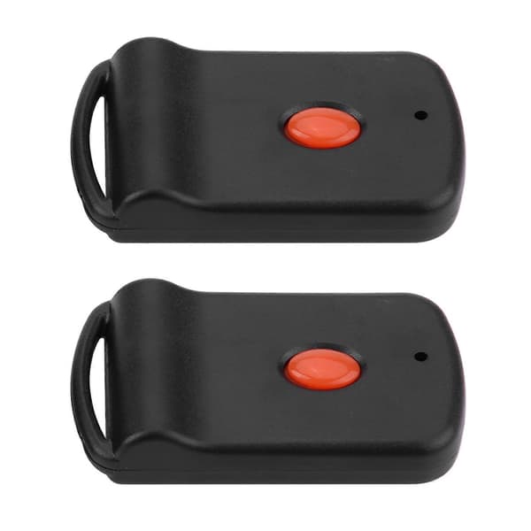 2 stk Mini Garasjeport Fjernkontroll Sender for MultiCode 3060 300mhz 3089 4120 Linear