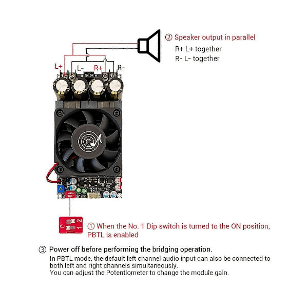 -3002 TPA3255 Puhdas Takatason Digitaalinen Vahvistinlevy Stereo 300W X2 Sillattu Mono 600W VAHVISTIN Musiikki
