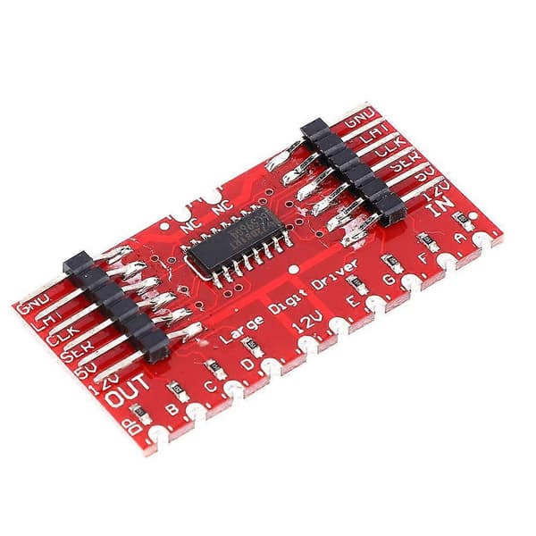 TPIC6C596 8-bitars skiftregistermodul Stor sifferdrivare med 7-segments LED-display YEMAA