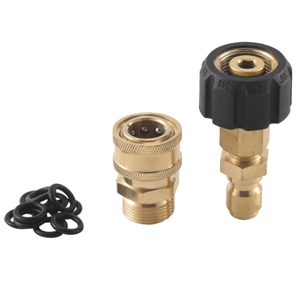 Trykvaske Adapter Sæt, Hurtigkobling, M22 14mm Svingbar Til M22 Metrisk Fitting, m22-14 Svingbar +