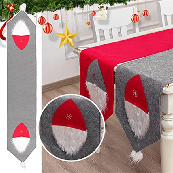 Julbordslöpare, Klassisk Köksbordsdekor Höstbordslöpare Eldstadsscarf Tomtar