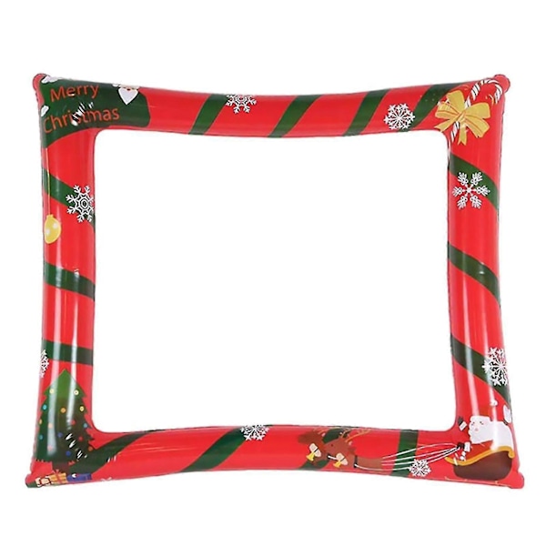 Oppustelig Jule Foto Booth Ramme Foto Booth Rekvisitter Julefestartikler