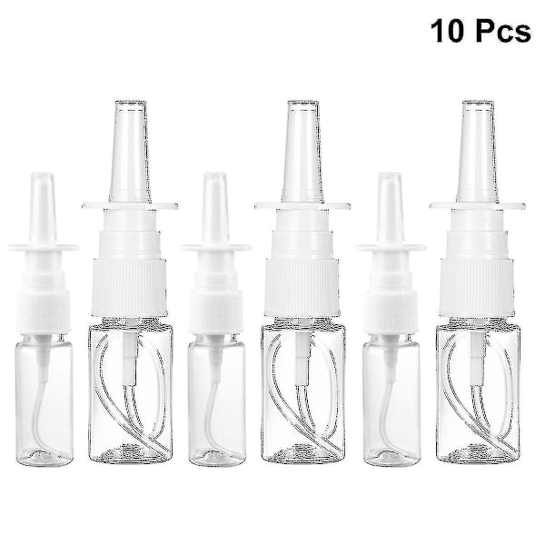 10 stk 10 ml nesesprayflasker Rhinitis Care Sprayer Direkte Spraybeholder Bærbare Sprayflasker