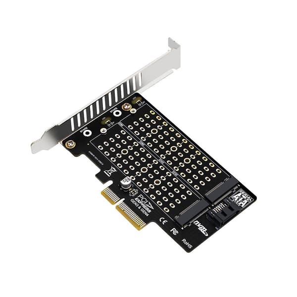 M.2 NVMe NGFF SSD til PCIe SATA-adapter PCIe til M2/m.2-adapter SATA M.2 SSD PCIe-adapter M-nøkkel B-nøkkel