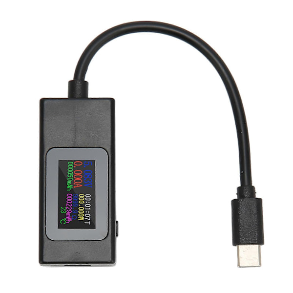 USB-testare Professionell Ström Spänning Effekt Tid Exakt Mätning Dubbelriktad USB C-mätare 4?30V 0?6.5A YEMMA