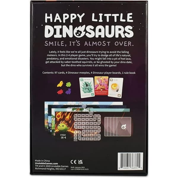 Happy Little Dinosaurs Base Game - Engelsk, Et strategispill