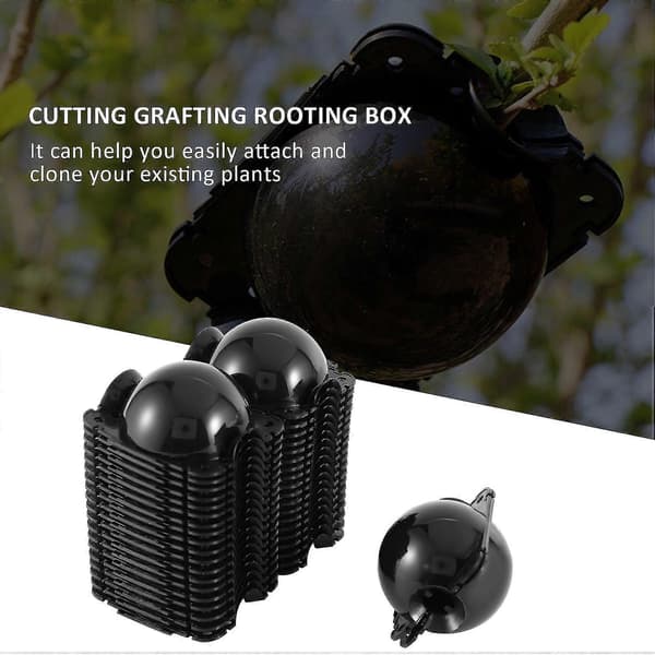 Högt Tryck Växtrotningsutrustning Kit - 20st Återanvändbara Förökningsbollsboxar (S) - Förökningsutrustning