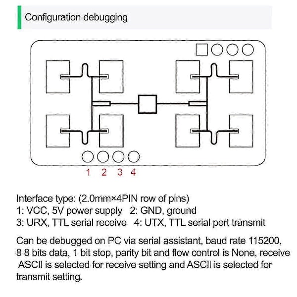 Hlk-ld1125h-24g Radar Sensor Kroppssensormodul Bevegelsesdeteksjonssensor Mikrobølge Human Detection Sensor Modul (b)