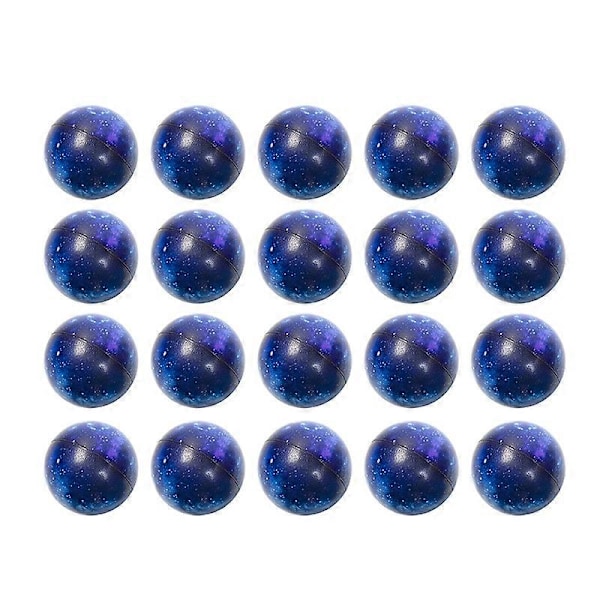 20 kpl Galaxy Stressipalloja, 6,35 cm avaruusteemaisia puristuspalloja, stressiä lievittävä pallo ahdistukseen
