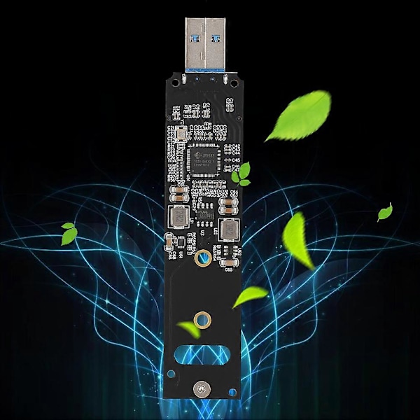 JMS583 M.2 NVME till USB3.0 Mobil Riser-kort för PCI E (KEY M) M.2 NVME SSD Expansionskort YEMMA