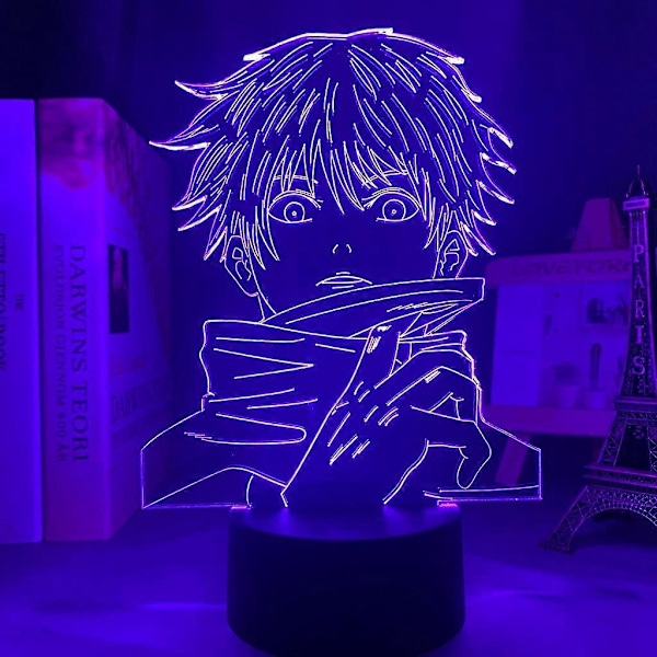 SBSG LED Nattlampe Anime Satoru Gojo Lampe Jujutsu Kaisen LED Nattlampe for Barn Bursdagsgave Jujutsu Kaisen Satoru Gojo 3D Lampe