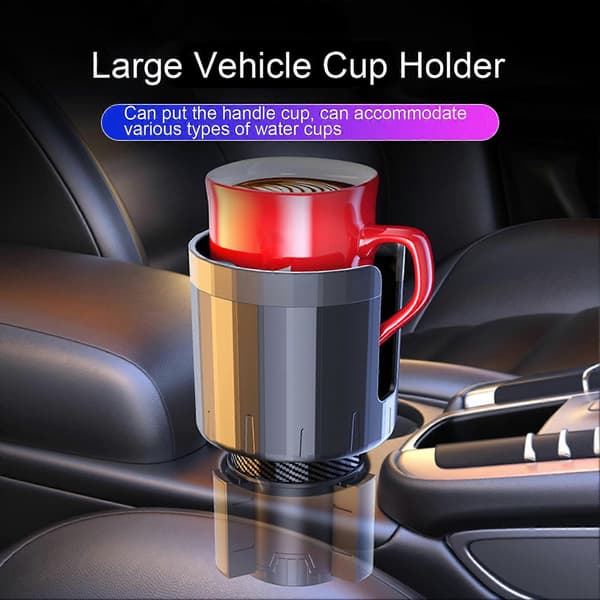 Bilkoppholder Drikk Vannflaske Kaffebegerstativ Låsdesign Justerbar Koppholder Ekspander Biltilbehør