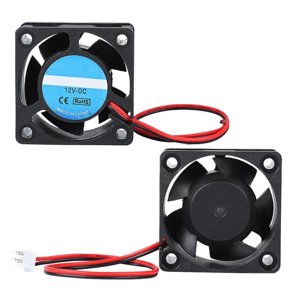 4020 DC 12V 0.15A Køleventilator til 3D Printer - Sort