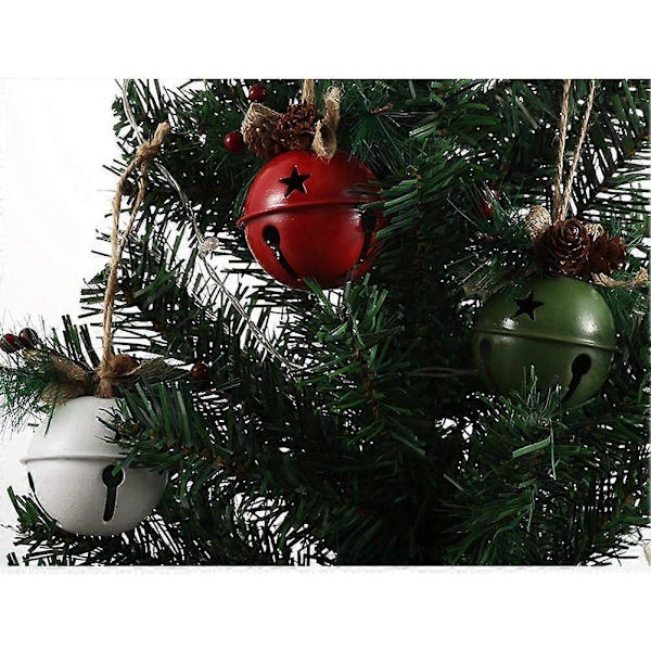 Joulukello Riippuva Ripustus Jingle Bell Maalatut Kellot Joulukuusi Ovi Riippuva Kello Koriste Joulukuusi Riippuva Koristeet
