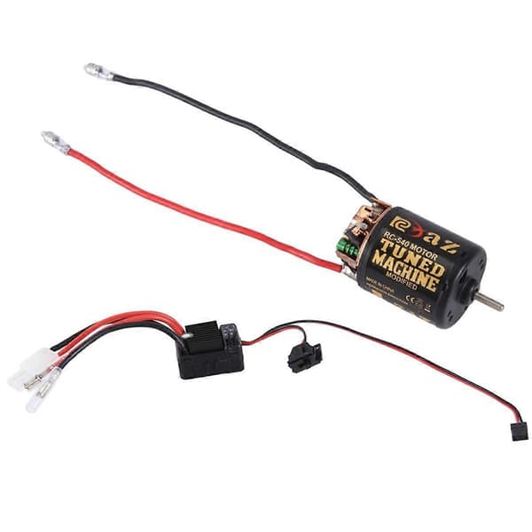540 Børstemotor 21T med 1060 Børste ESC 60A 2-3S LiPo Vanntett Elektrisk Hastighetskontroller for