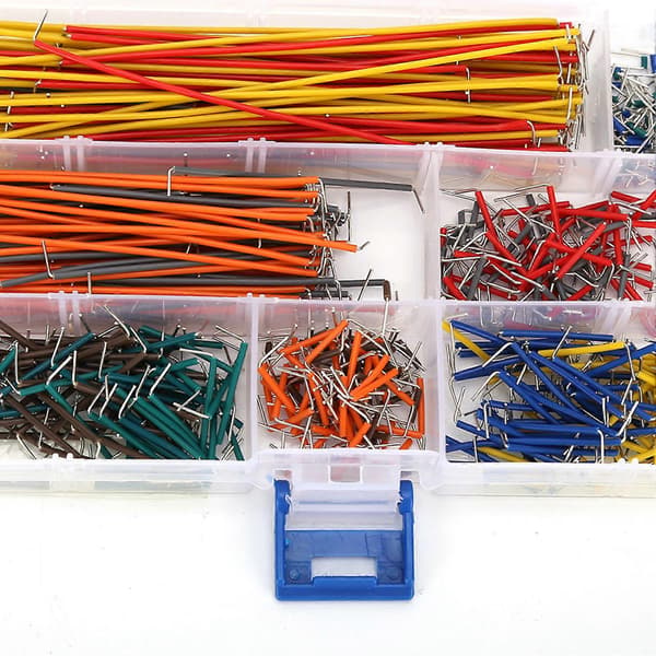 560 stk. Jumper Wire U-formede Farve Breadboard Linjer Printkort Pin Udvidelsestilbehør