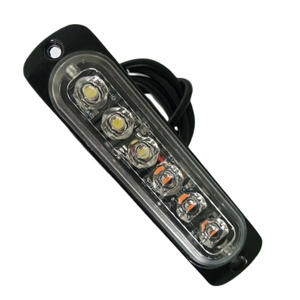 2stk Led Strobe Varsellys Strobe Grill Blinkende Lightbar Lastebil Bil Beacon Lampe Trafikklys 1