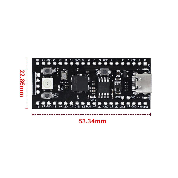 För Yd-rp2040 Development Board 16mb Flash Core Board Dual-core 264kb Arm Microcontroller Motherboa