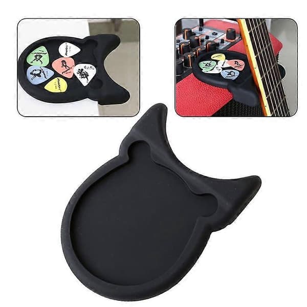 Guitar Desktop Mount Rest Stativ Gummi Guitar Hals Bord Stativ Support med Skridsikker Matte til Elektrisk