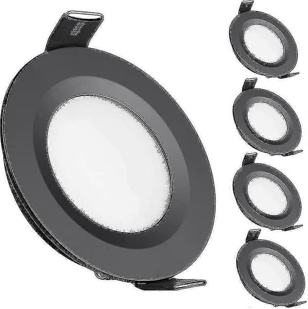 4 X 12v LED Innfelte Taklamper 3w Dimbar Downlights For Bobil Båt Gave