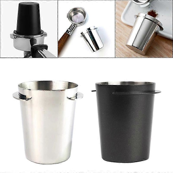 58/53/51mm Kahvin Annostelukuppi Nuuhkaamiseen Espressokoneelle Kulutuskestävä Ruostumaton Teräs Kahvin Annostelukuppi SMTX
