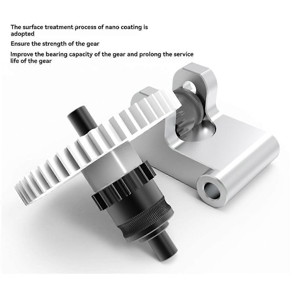 CNC Nanobelagt Ekstruderingshoved Gear Kit til Adventurer 5M 3D Printer Dele til AD5M 3D Printer 2 Sæt