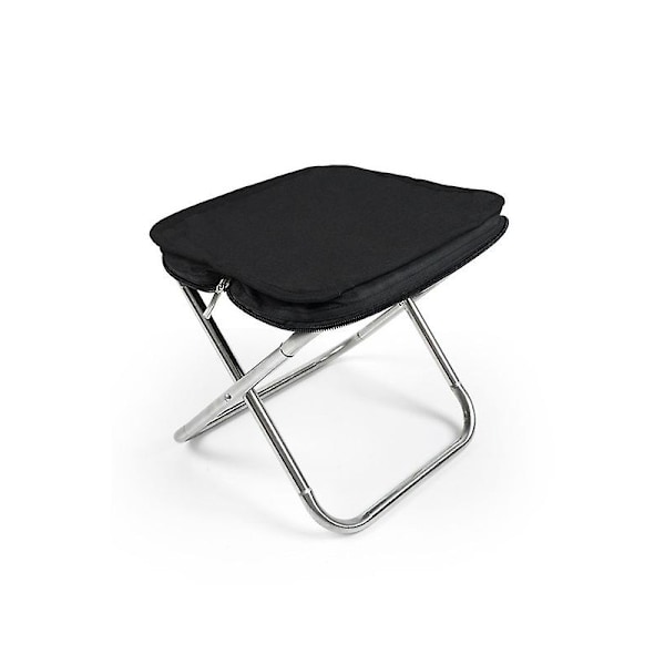Camping Skammel Sort, Foldeskammel Sort