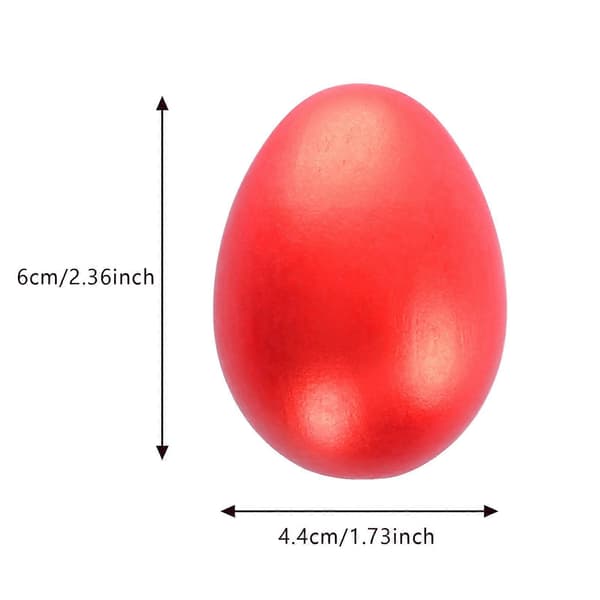 Simulering Påskeegg Tre Fake Egg 2.3 Tommers Egg 6 stk