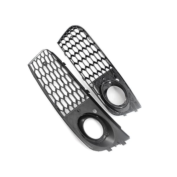 Mesh Tåkelysramme Tåkelampegitter For A4 B8 Rs4 2009-2012 Glossy Black 8kd807682 8kd807681