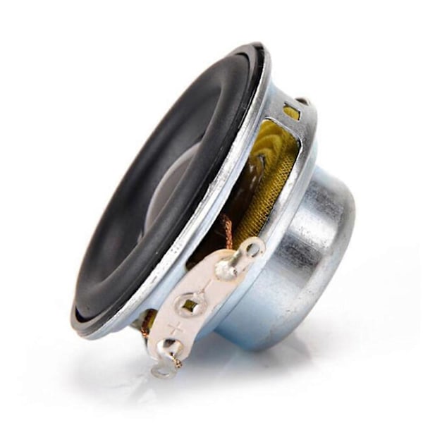 2 st 40MM Mini Bärbara Högtalare 16 Kärnor 4 Ohm 5W Full Range Högtalare Gummikant NdFeB Magnet