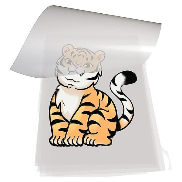 DTF Transfer Film 100 Sheets-A4 PET Heat Transfer Paper for DIY Direct on T-Shirts.Socks,Bags,Textile-8.3" x 11.7"