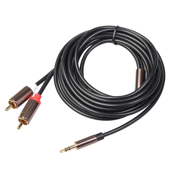 1 stk. Rca-kabel Hifi Stereo 3,5 mm til 2rca Audiokabel & 1 sæt Sma 8dbi 2,4g/5,8g Dual Band Antenne