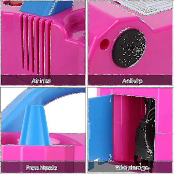 Ballongpump Elektrisk Inflator, 2 Inflationslägen, 600w