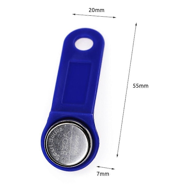 10 st Återskrivbara Rfid Touch Memory Key RW1990 Ibutton Kopieringskort Bastunyckel