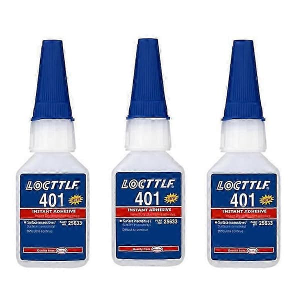 3X Loctite Henkel 401 (20ml) Instant Lim Superlim