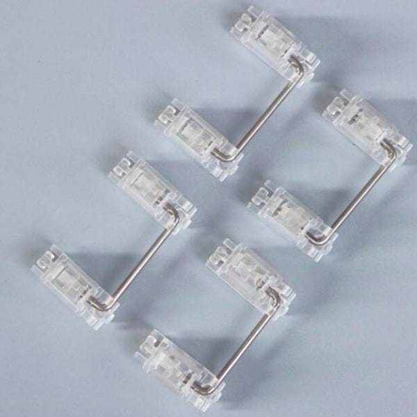 2x Mekanisk Tastatur Cherry Mx Switch PCB-Montert Cherry Stabilisator Klar Transparent Kasse