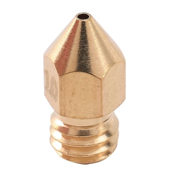 18 stk. 3D Printer M6 Ekstruder Messingdyse Printhoved Kompatibel Med Mk8 Makerbot