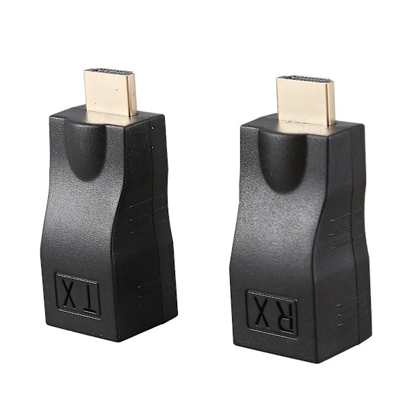 4K 3D HDMI-kompatibel 1.4 30M Extender till RJ45 över Cat 5e/6 Nätverk LAN Ethernet Adapter