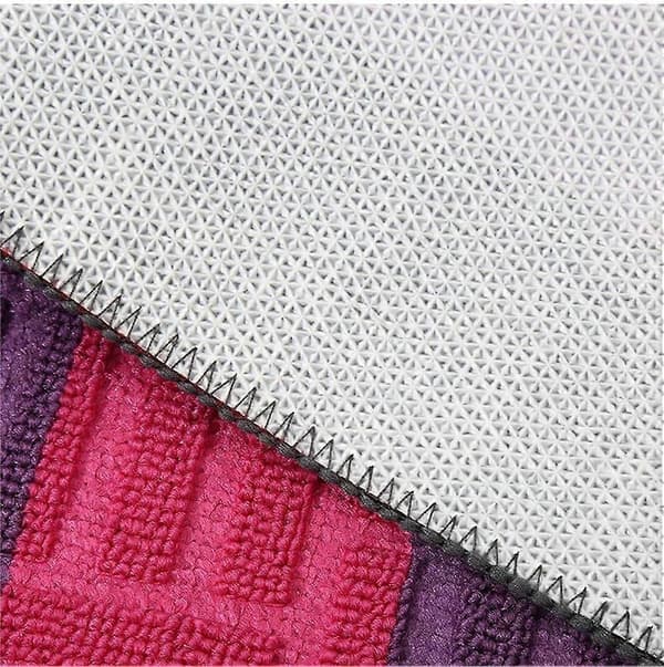 Sklisikker badematte, superabsorberende, myk mikrofiber baderomsmatte, rektangulær