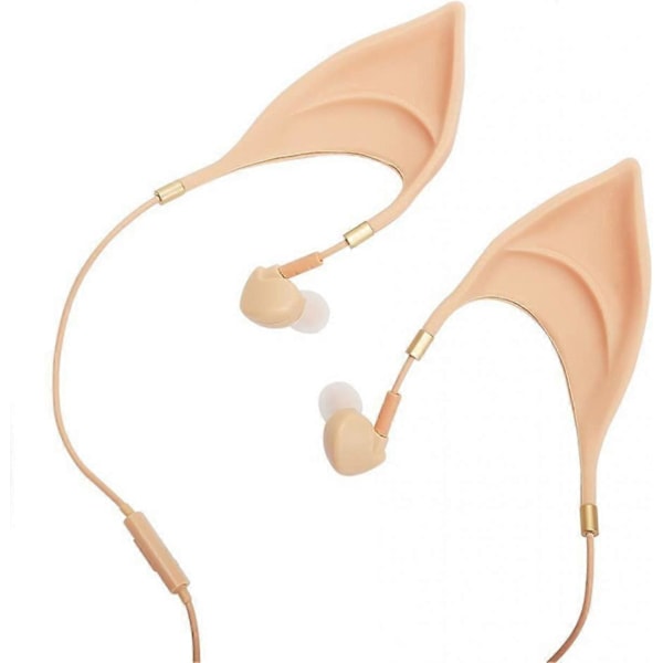 Elf-Öron Hörlurar - Elegant Elf-Öron Design Super Mjuka Bluetooth Hörlurar Perfekt Ljudkvalitet Fée Söta Cosplay Hörlurar Ande Kostym