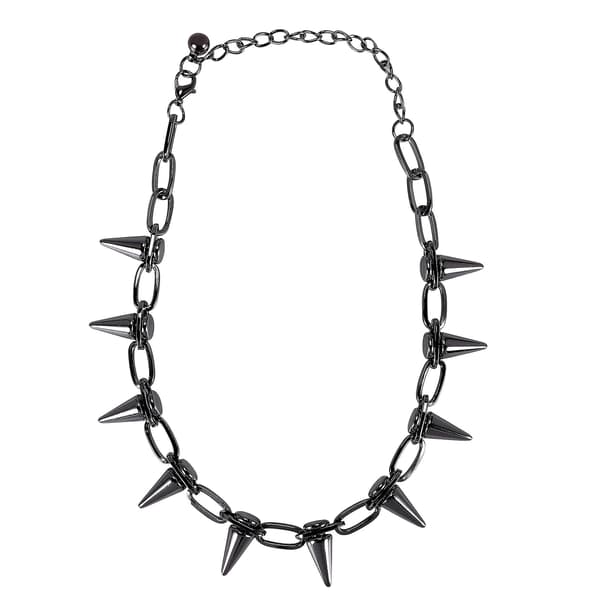 Metal Spikes Studs Rivets Punk Goth Halskæde Choker Krave