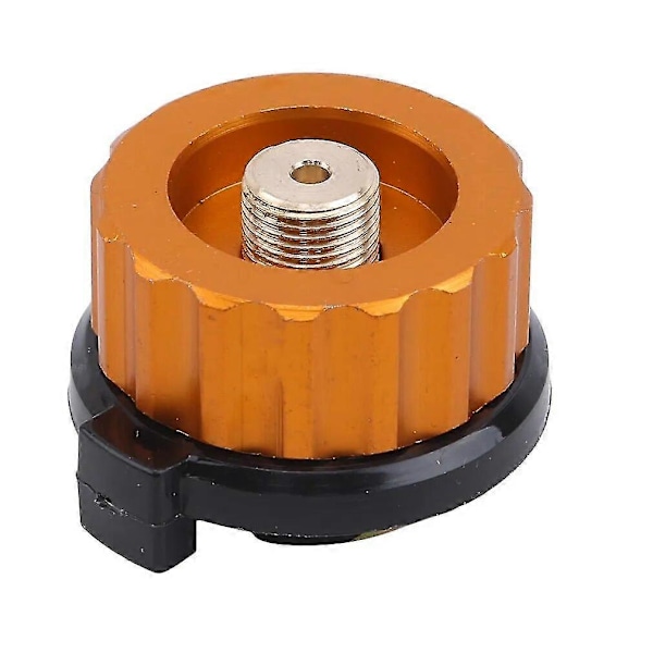 Utomhus Camping Vandring Spis Brännare Adapter Delad Typ Ugn Omvandlare Anslutning Auto-off Gaspatron Tank Cylinder Adapter