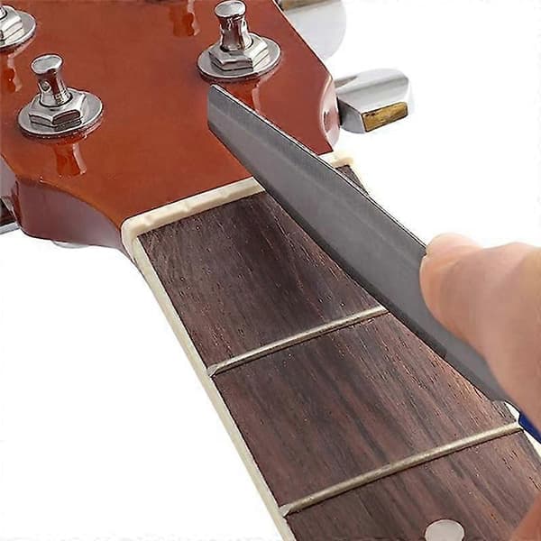 3-pack Konisk Gitarr Mutterfil, Mutterspårfil, Dubbelkantig Trådfil, Trägitarr Bas Tråd Till
