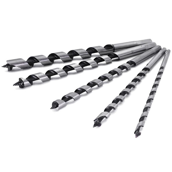 5 stk. 230mm Hex Ekstra Lange Twist Træbor Sæt Træbearbejdning Twist Bor Bit Værktøjssæt 6 8 10 12 14mm