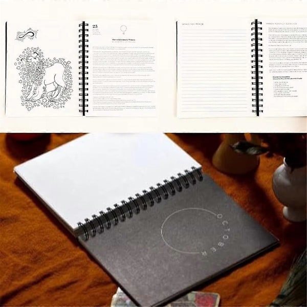 2025 Many Moons Lunar Planner, Måneplanlegger for hekser, Magisk måneplanlegger, 2025 Planlegger Noteb