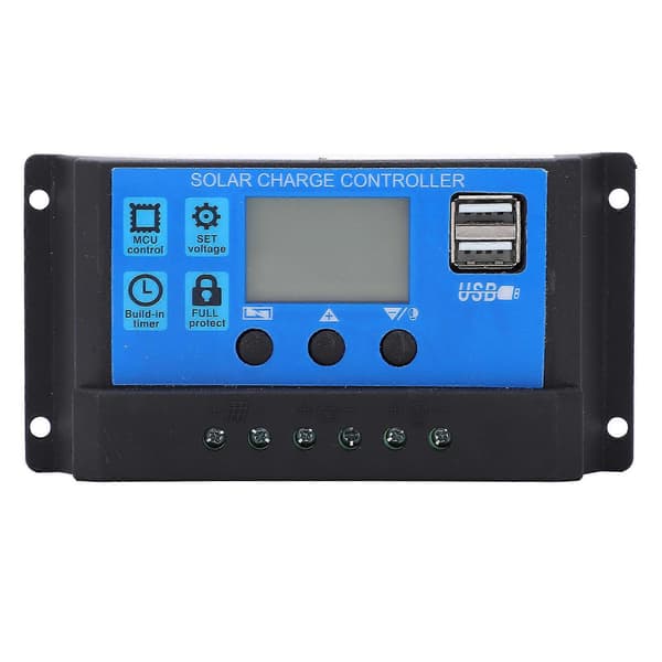 Automatisk Solcelleladningsregulator MPPT PMW Stor Effekt 5V 3A USB Udgang LCD HD Display
