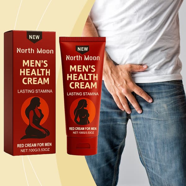 3 st North Moon Herrvårdskräm - Daglig vård och näring för mäns hud - Mild formula massagekräm 3Pcs